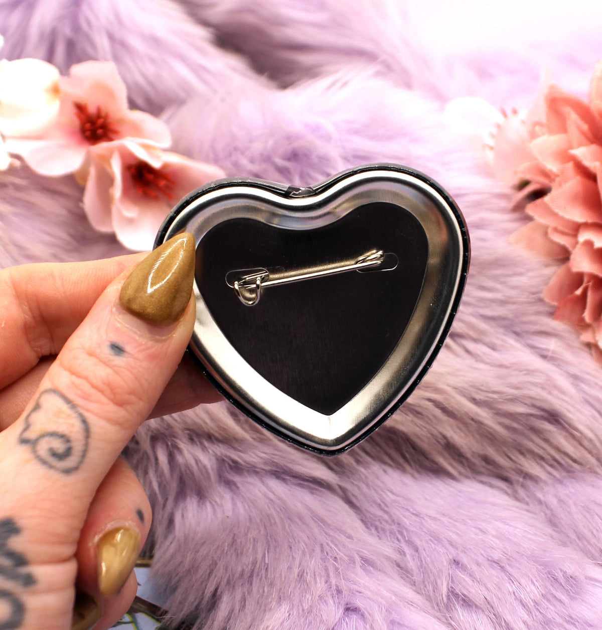 Wolfaboo Heart Badge (55mm)