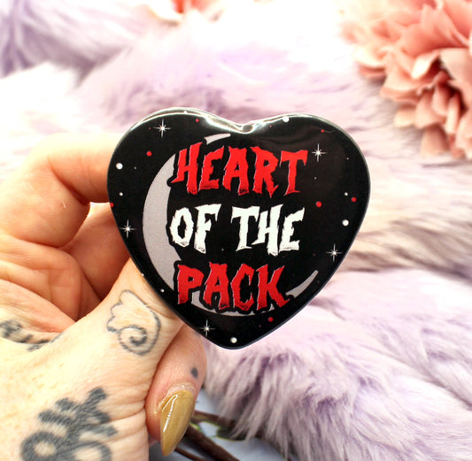 Heart of the Pack Heart Badge (55mm)