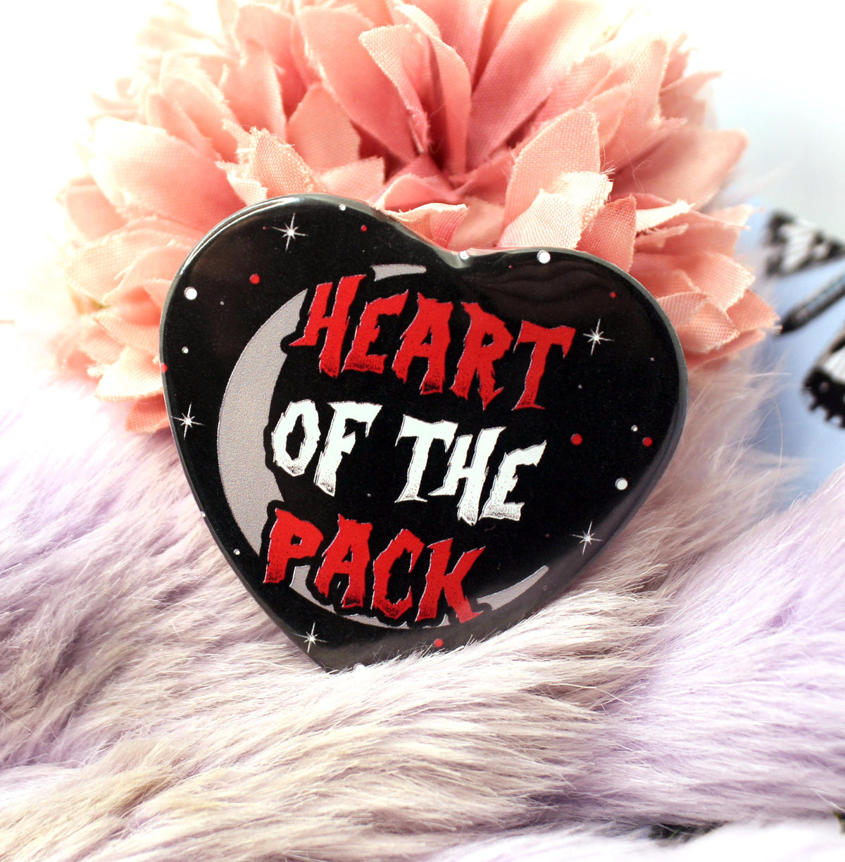 Heart of the Pack Heart Badge (55mm)
