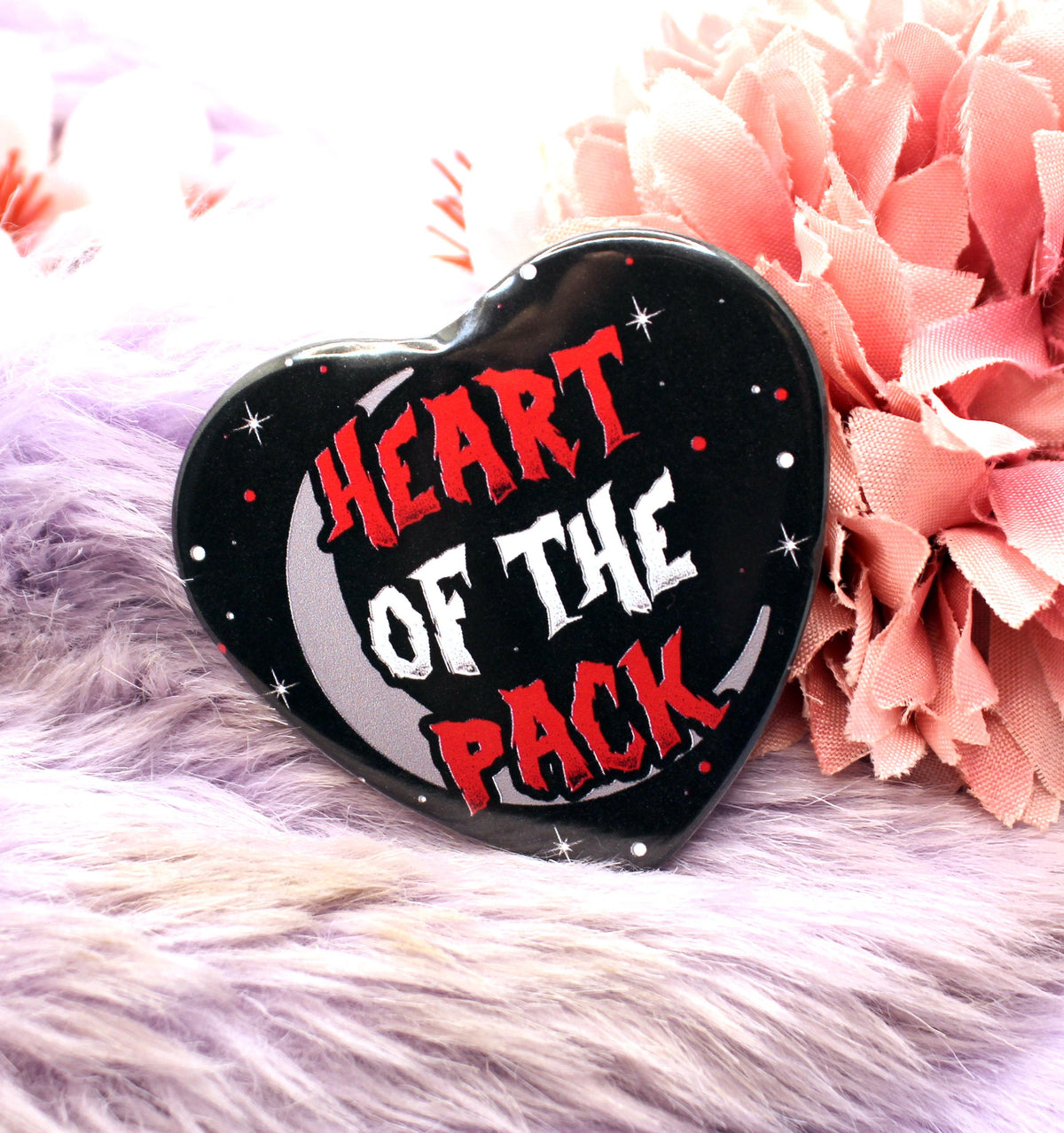 Heart of the Pack Heart Badge (55mm)