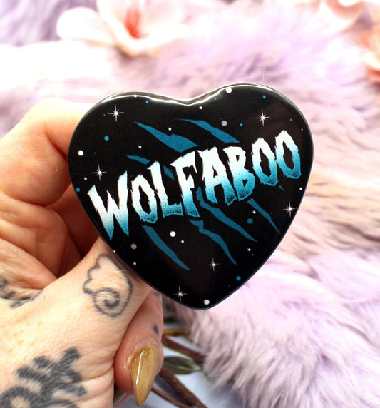 Wolfaboo Heart Badge (55mm)