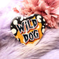 Wild Dog Heart Badge (55mm)