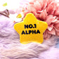 No.1 Alpha Gold Star Badge (55mm)