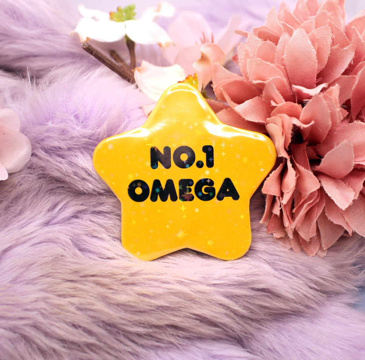 No.1 Omega Gold Star Badge (55mm)