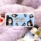Lan Wangji Maybe it's Autism sticker (7cm) Mo Dao Zu Shi MXTX Fan Art