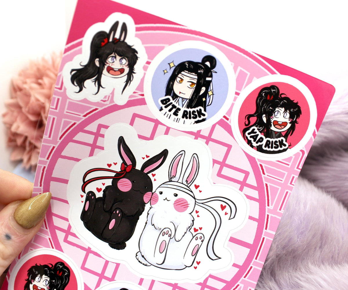 Mo Dao Zu Shi A6 Sticker Sheet MXTX Danmei