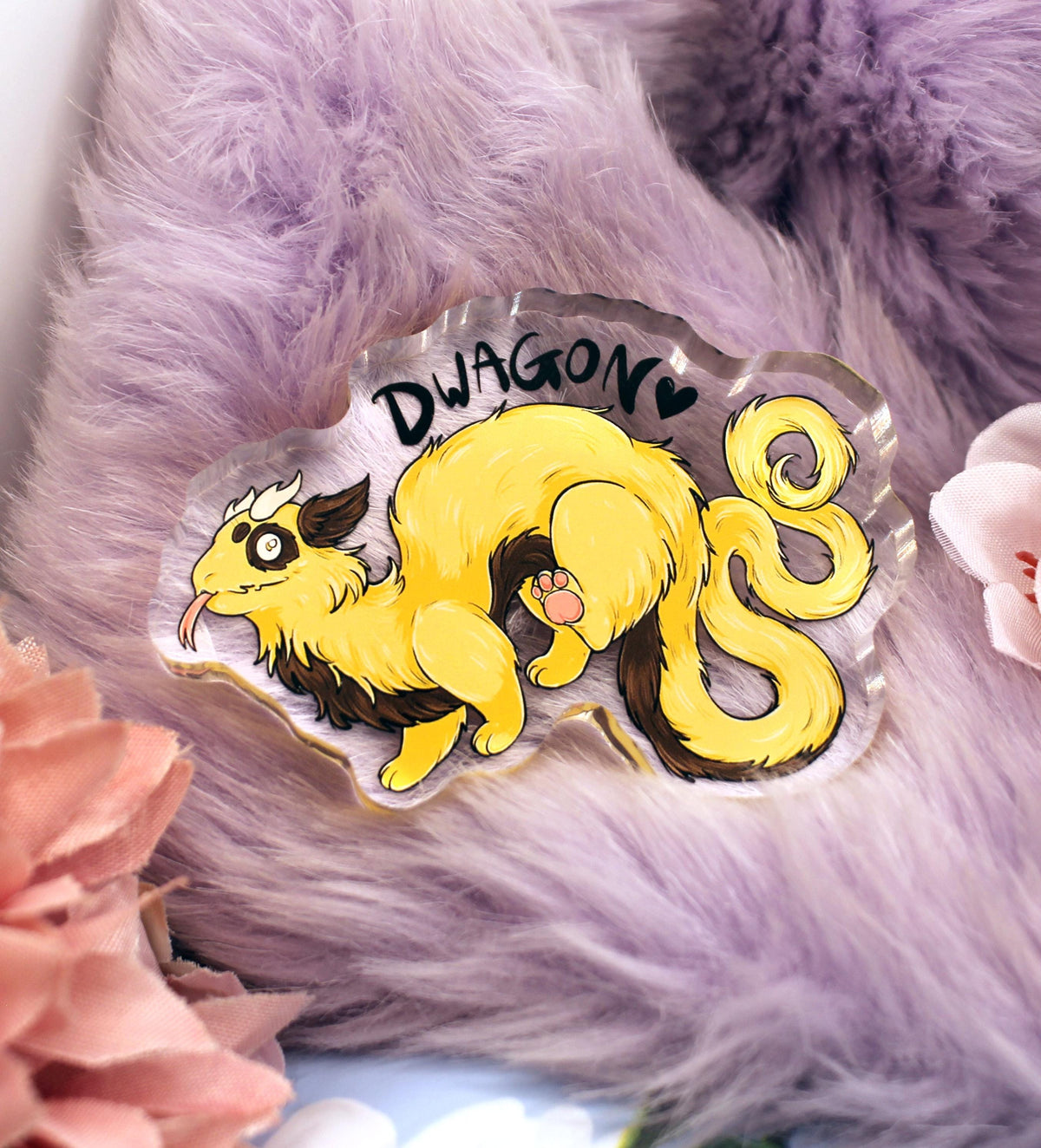 Ettore the Dwagon Thick Acrylic Standee (7cm) - The Nightingale Dragon
