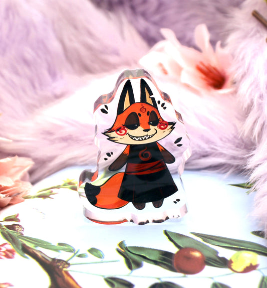 Chibi Sunny the Shisa and Enohki The Fox Thick Acrylic Standees (5cm)