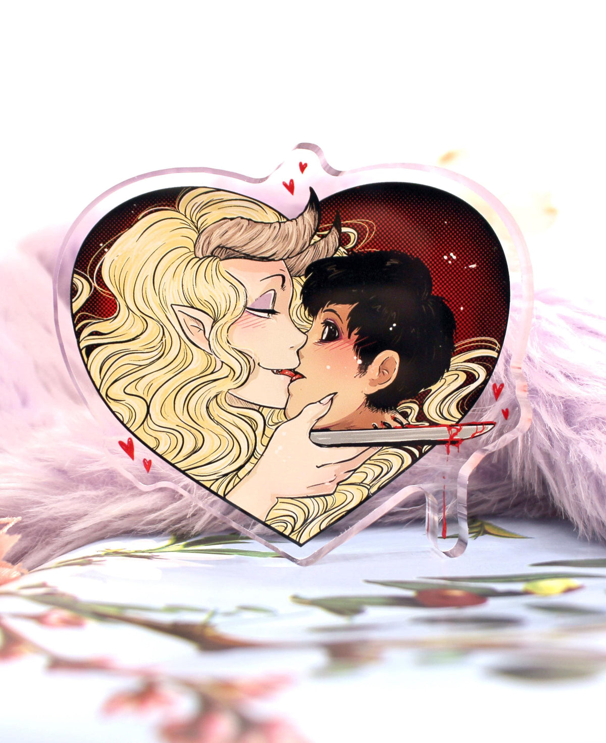 Mad K Heart Thick Acrylic Standee (7cm)