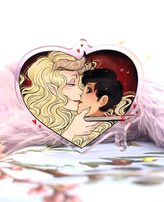 Mad K Heart Thick Acrylic Standee (7cm)
