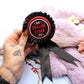 Dragon Rider Red and Black Rosettes (58mm)