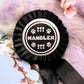 Handler White and Black Rosette (58mm)