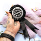 Handler White and Black Rosette (58mm)