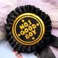 No.1 Good Boy Gold and Black Rosettes (58mm)