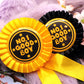 No.1 Good Boy Gold and Black Rosettes (58mm)