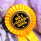 No.1 Good Girl Gold and Black Rosettes (58mm)
