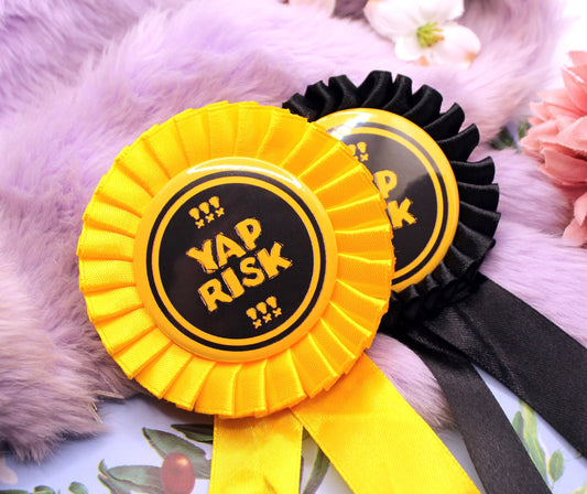 Yap Risk Gold and Black Rosettes (58mm)