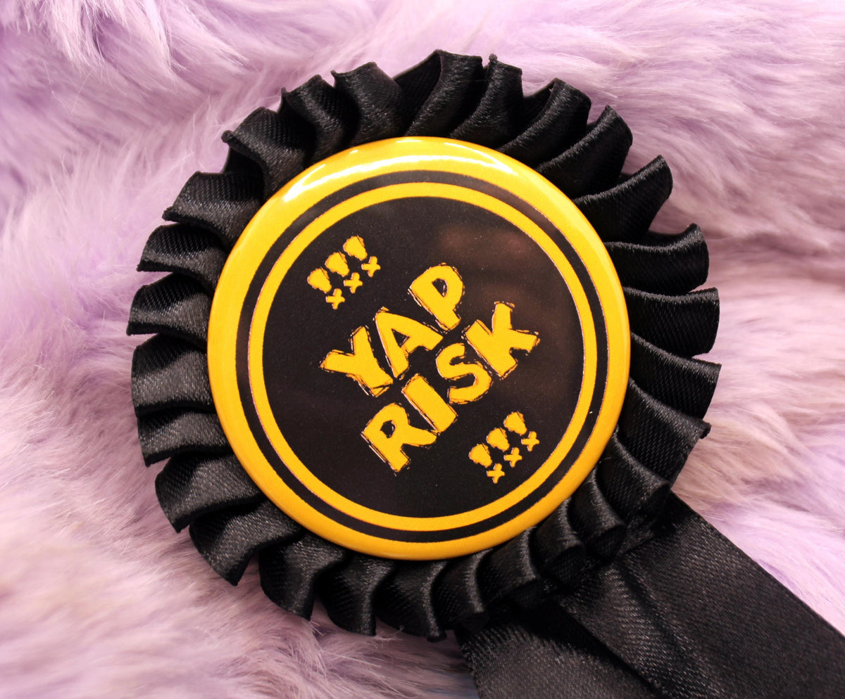 Yap Risk Gold and Black Rosettes (58mm)