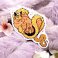 Taiyaki Furry Dragon Sticker (7cm) - The Nightingale Dragon Series