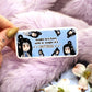 Lan Wangji Maybe it's Autism sticker (7cm) Mo Dao Zu Shi MXTX Fan Art