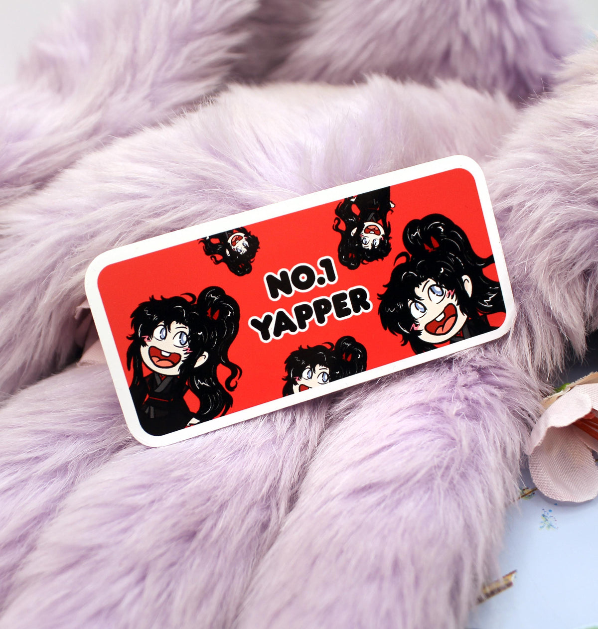 Wei Wuxian No.1 Yapper Sticker (7cm) Mo Dao Zu Shi MXTX Fan Art
