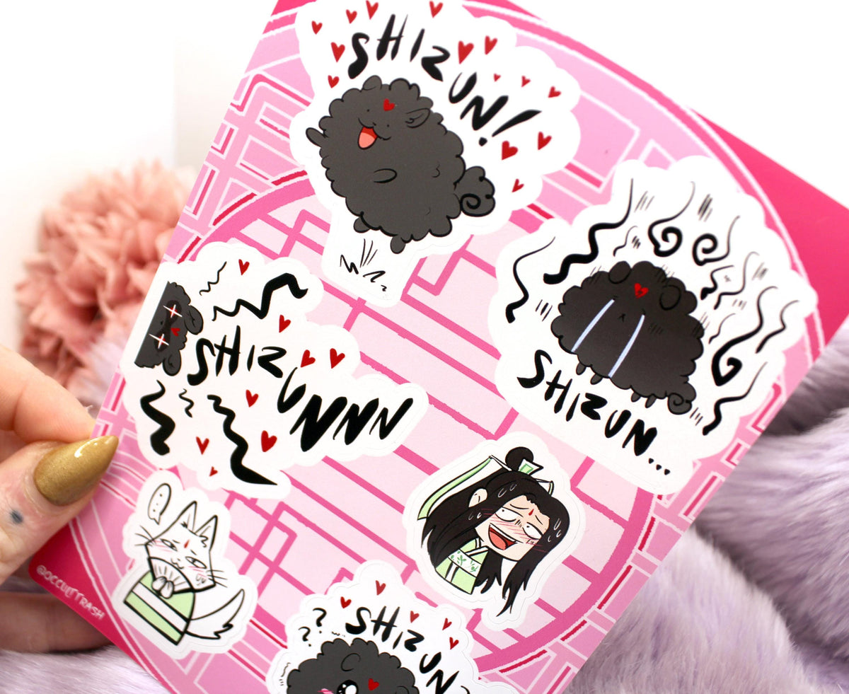 BingQiu SVSSS A6 Sticker Sheet MXTX Danmei Scum Villain's Self-Saving System