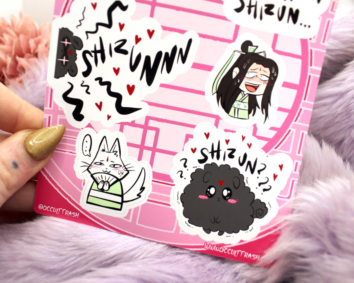 BingQiu SVSSS A6 Sticker Sheet MXTX Danmei Scum Villain's Self-Saving System