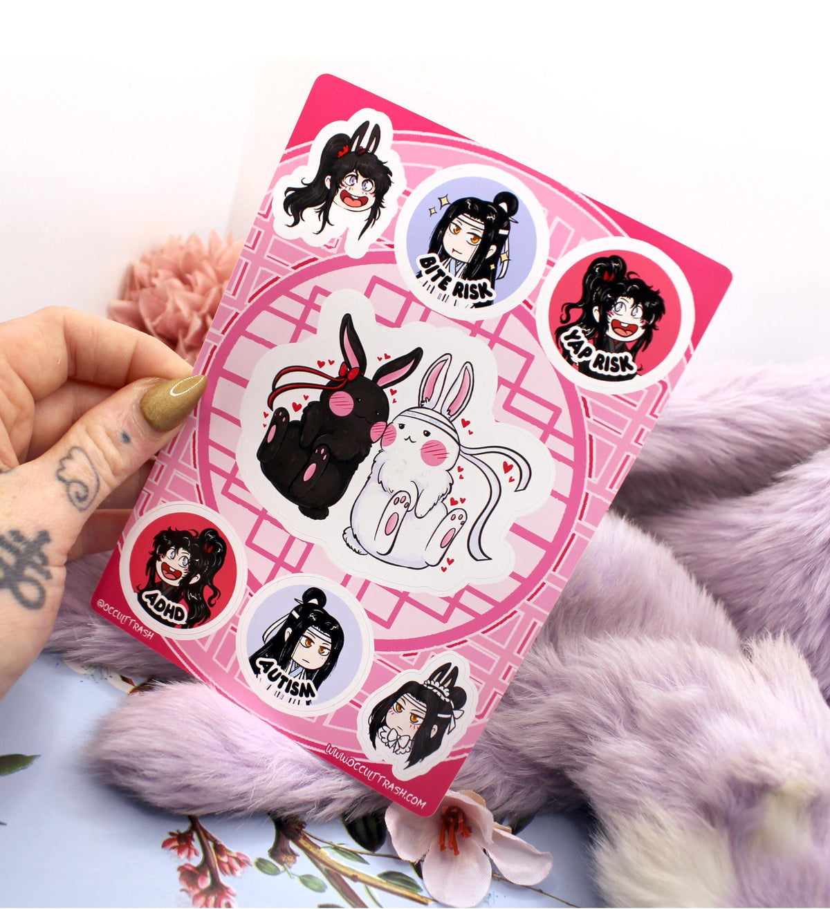 Mo Dao Zu Shi A6 Sticker Sheet MXTX Danmei
