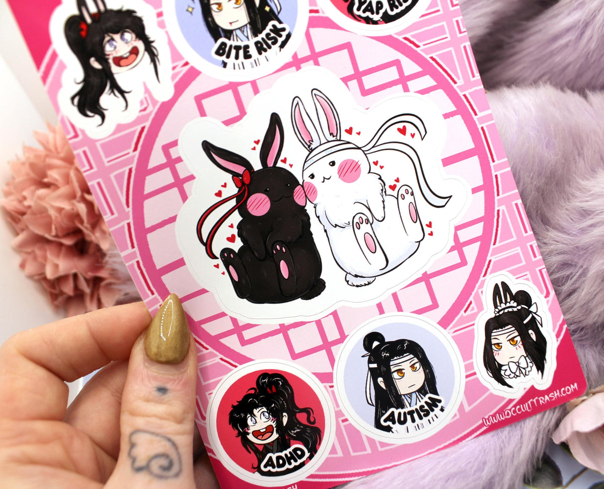 Mo Dao Zu Shi A6 Sticker Sheet MXTX Danmei