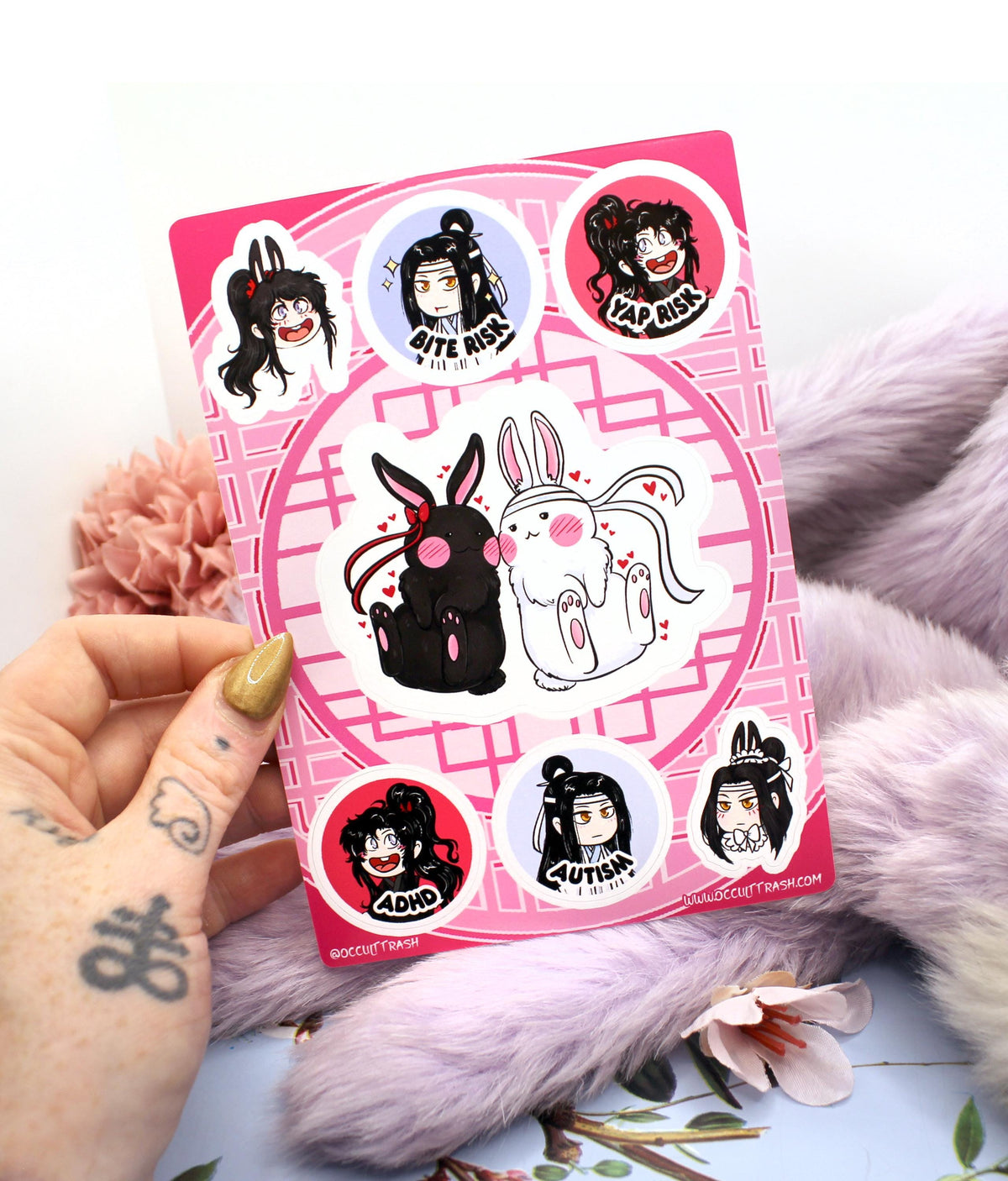 Mo Dao Zu Shi A6 Sticker Sheet MXTX Danmei