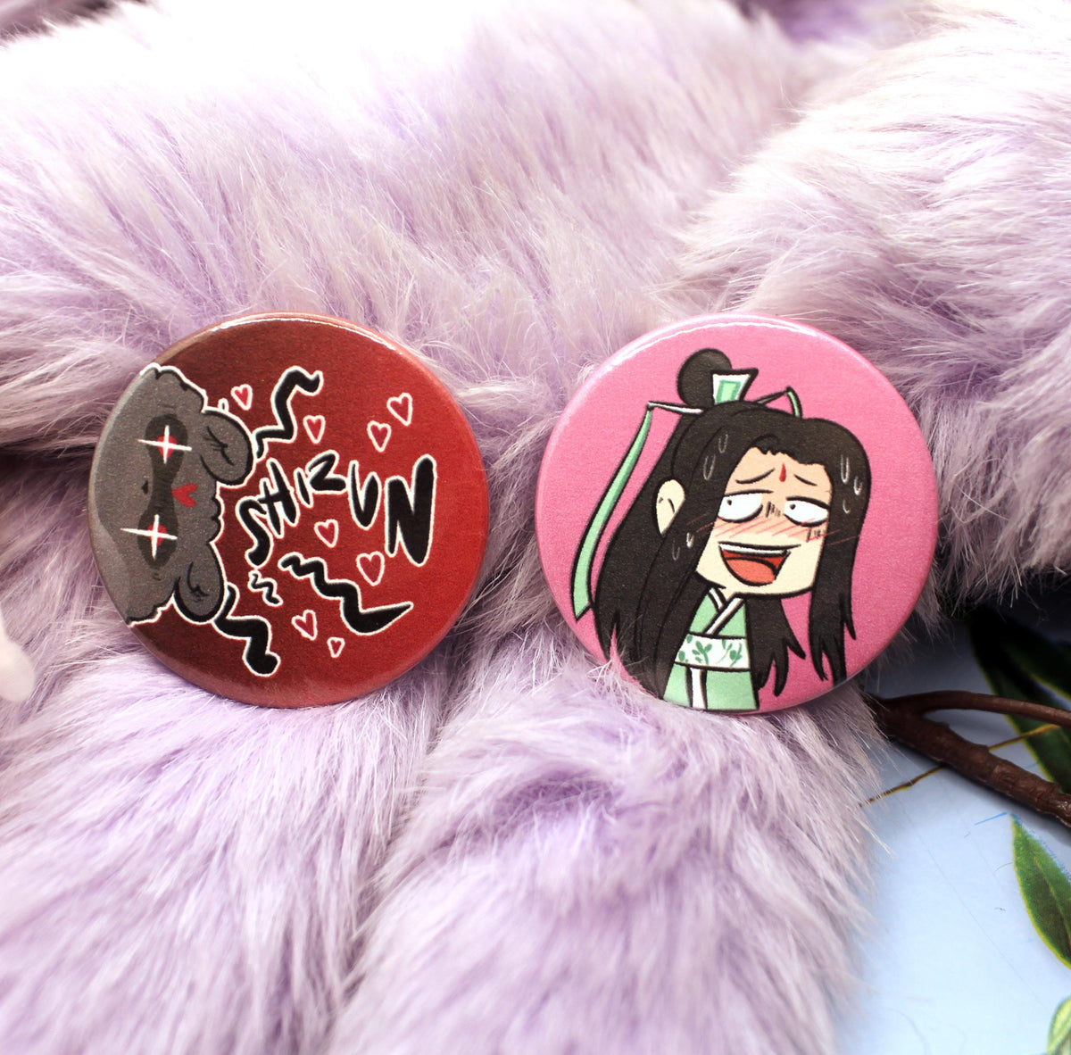 Stalking Shizun BingPup Badge (38mm) - Scum Villain's Self-Saving System