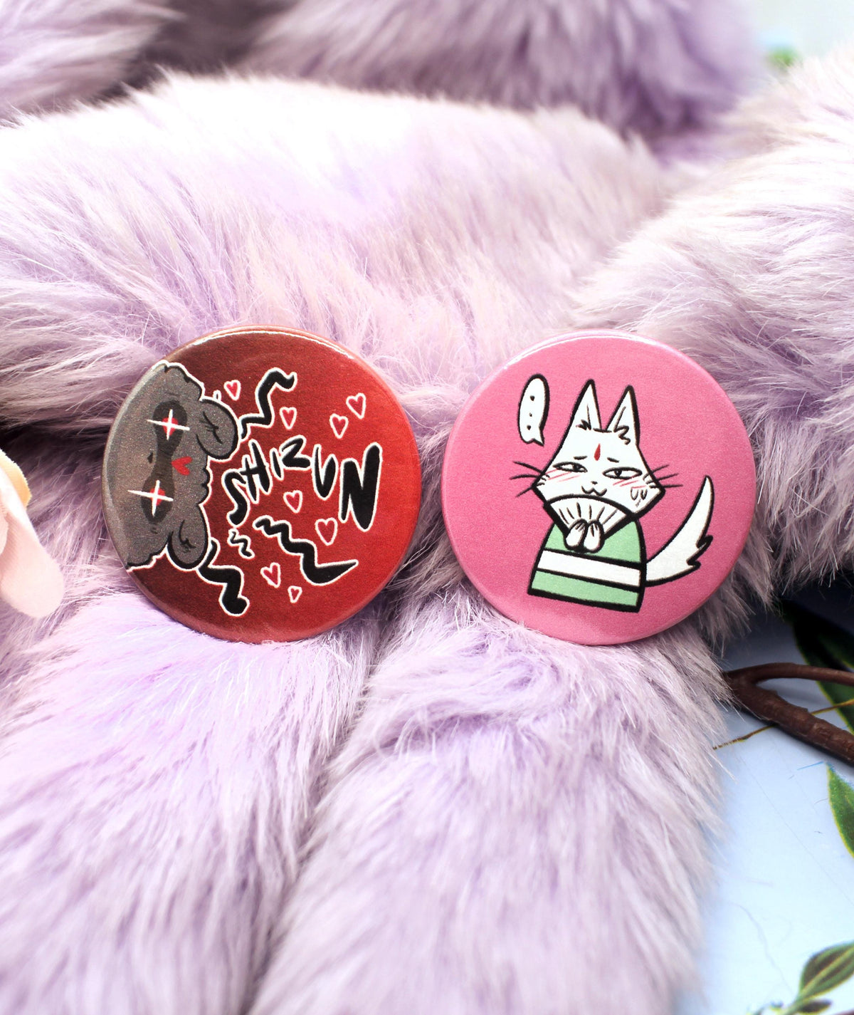 Stalking Shizun BingPup Badge (38mm) - Scum Villain's Self-Saving System