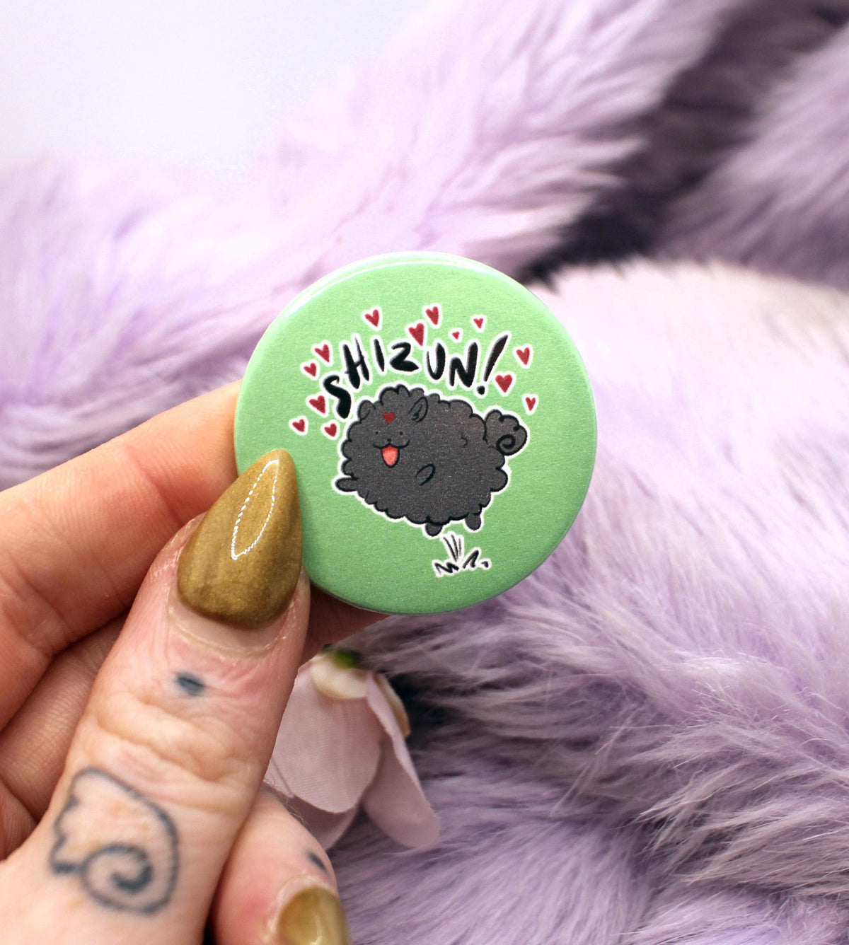 Leaping Luo Binghe BingPup Badge (38mm) - Scum Villain's Self-Saving System