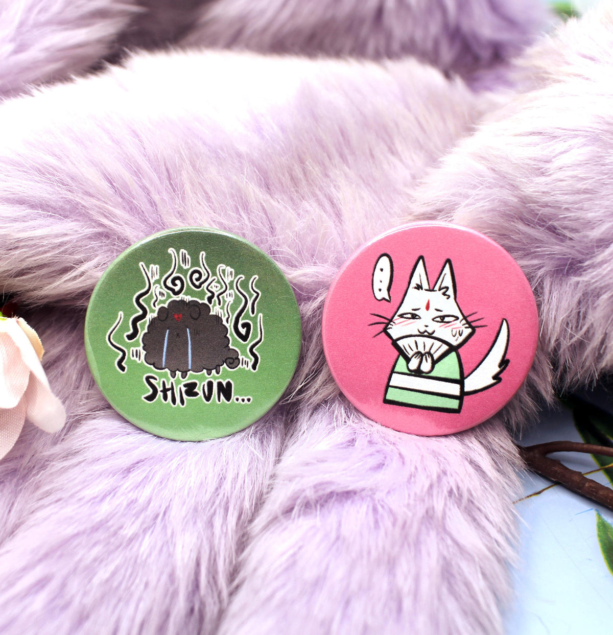 Sad BingPup Badge (38mm) - Scum Villain's Self-Saving System