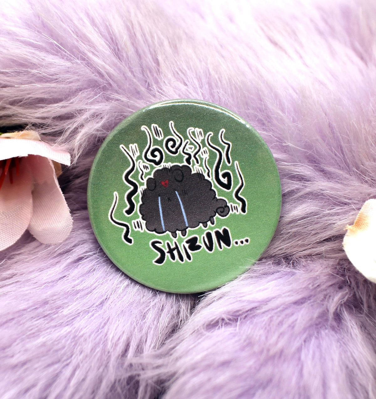 Sad BingPup Badge (38mm) - Scum Villain's Self-Saving System