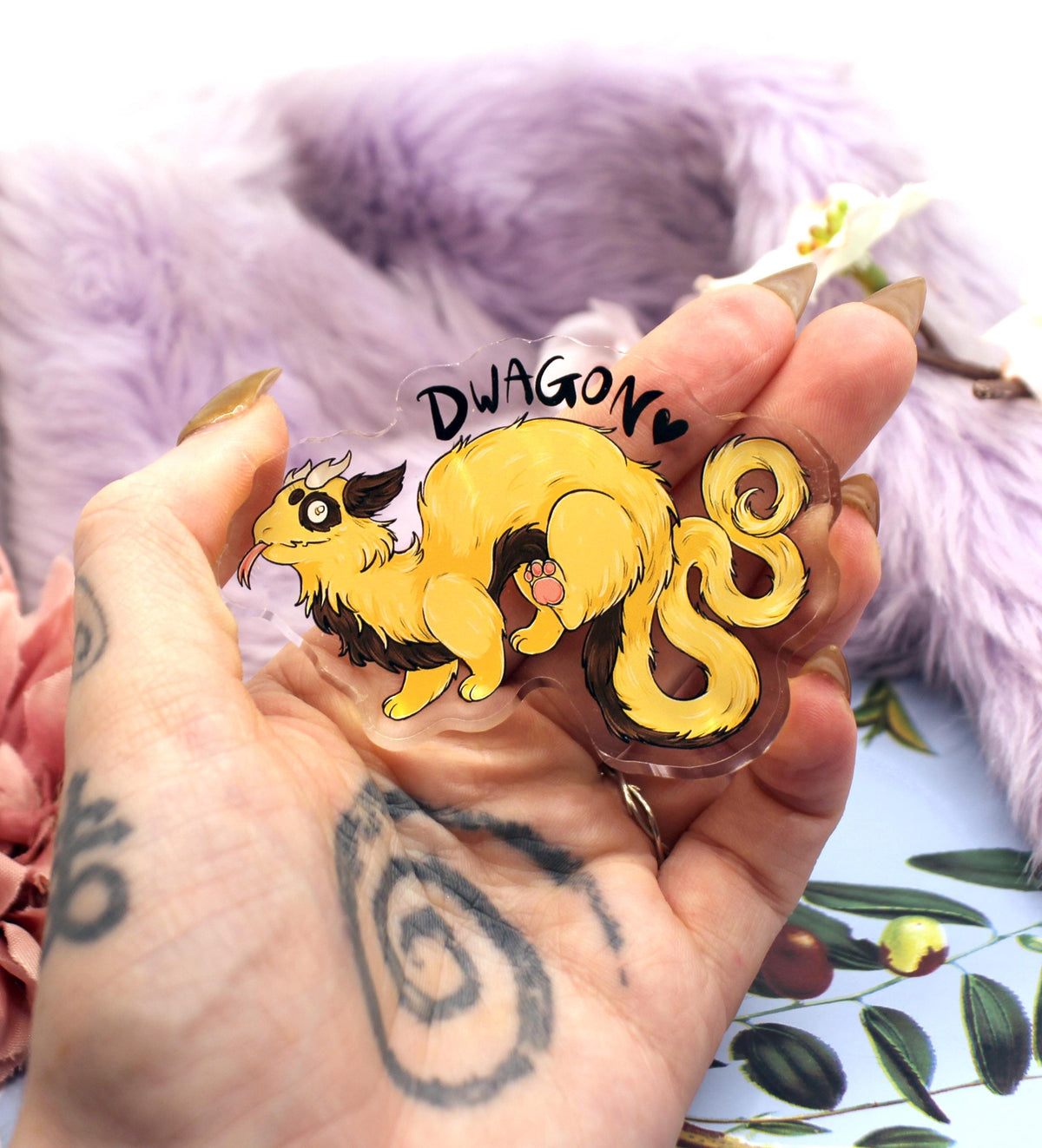 Ettore the Dwagon Thick Acrylic Standee (7cm) - The Nightingale Dragon