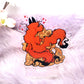 Taiyaki Sunny the Shisa and Enohki The Fox Slim Acrylic Standee (7cm)