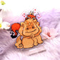 Taiyaki Sunny the Shisa and Enohki The Fox Slim Acrylic Standee (7cm)