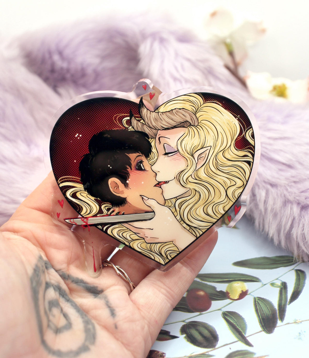 Mad K Heart Thick Acrylic Standee (7cm)
