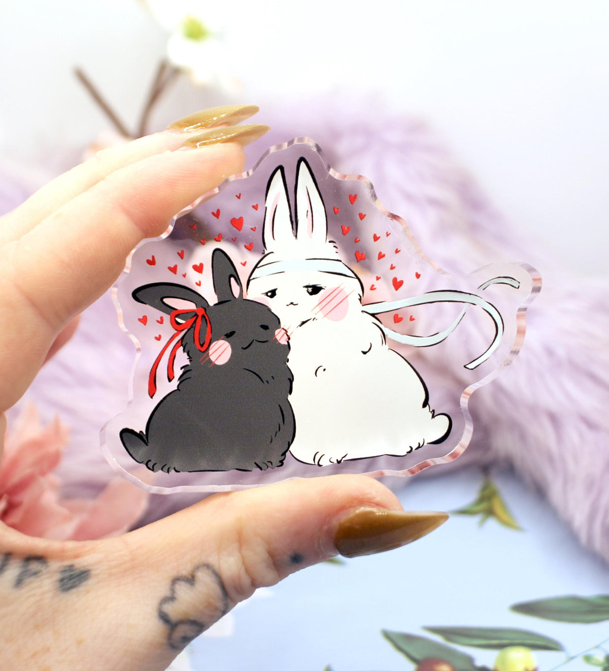 Wangxian Bunnies Thick Acrylic Standee (7cm) - Mo Dao Zu Shi