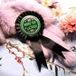Green and Black Monster Fucker Rosettes (58mm)