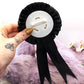 Handler White and Black Rosette (58mm)