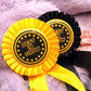 Best In Show Gold and Black Rosettes (58mm)