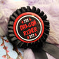 Dragon Rider Red and Black Rosettes (58mm)