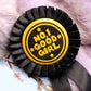 No.1 Good Girl Gold and Black Rosettes (58mm)