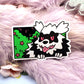 Galarian Zigzagoon Berry Bush Pokemon Sticker (7cm)