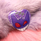 Gengar HeHeHe Heart Badge (55mm)