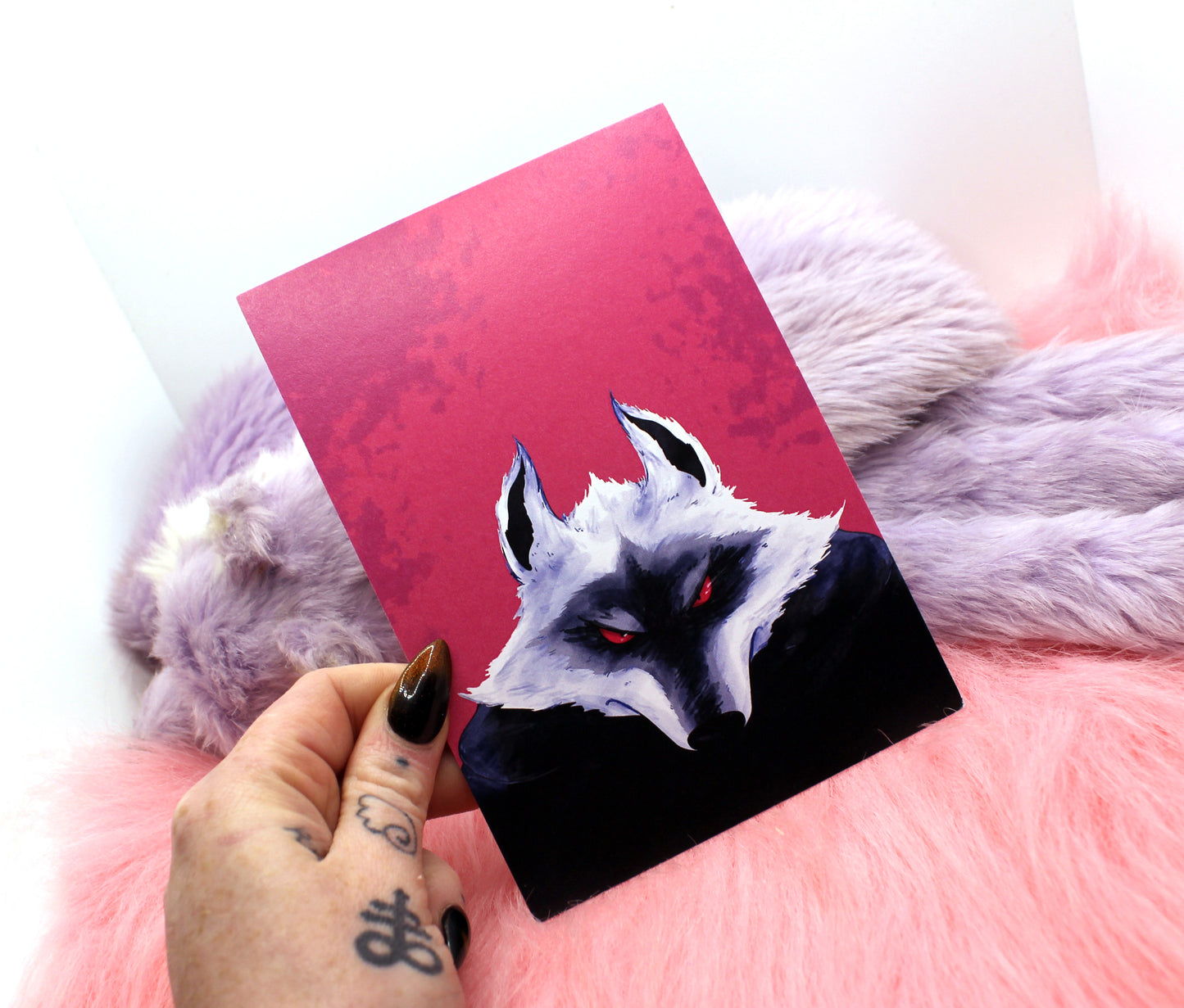 El Lobo Death Wolf A6 Print