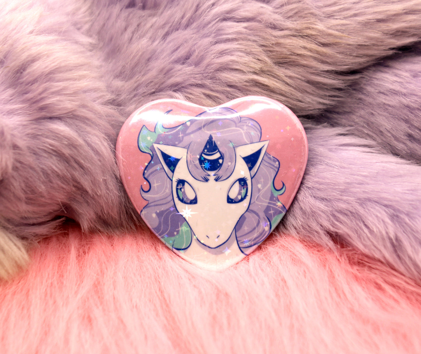 Galarian Ponyta Pokemon Heart Badge