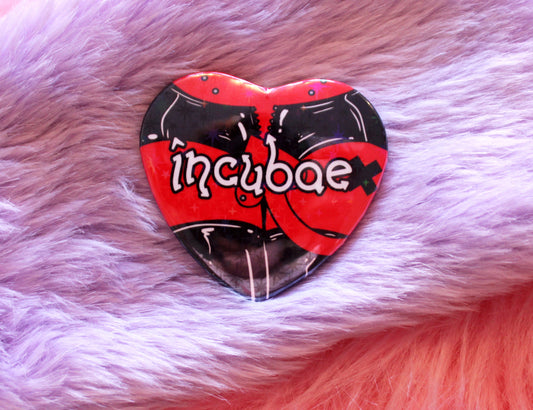 Incubae Heart Badges (55mm)
